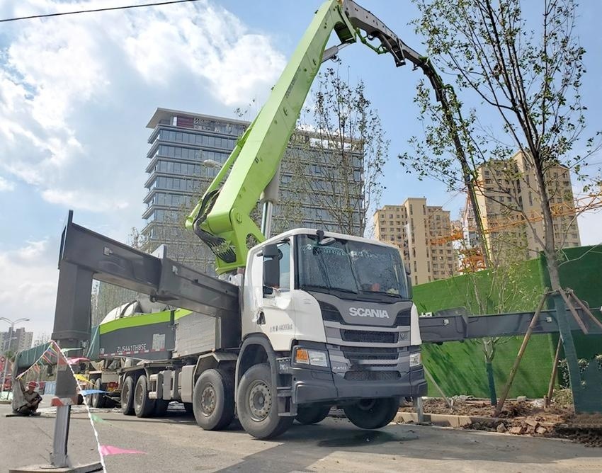 used concrete pump  truck for sale ZZOMLION