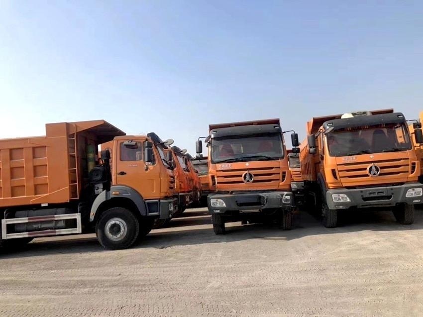 BEIBEN 3Axle used tipping truck for sale