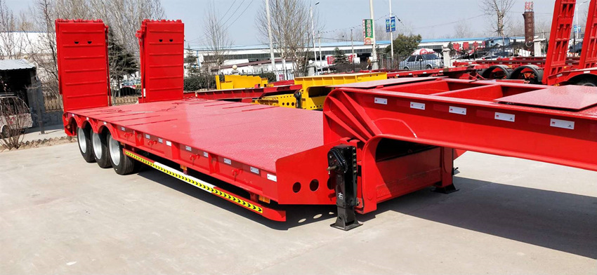 30-150 tons low bed semi trailer