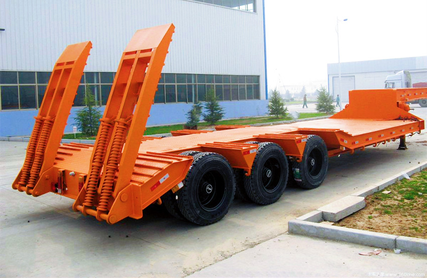 30-150 tons low bed semi trailer