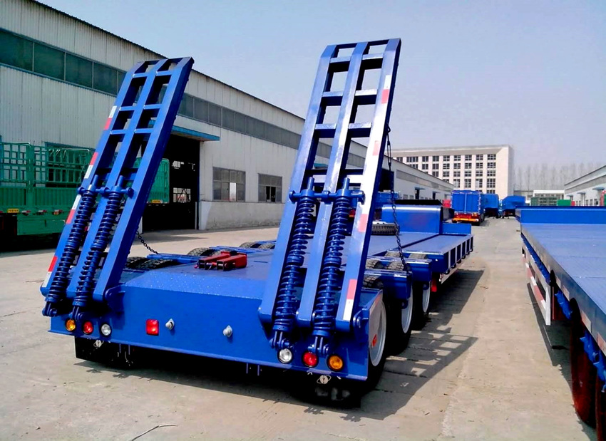 30-150 tons low bed semi trailer