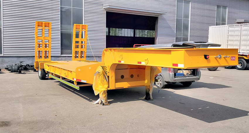 30-150 tons low bed semi trailer