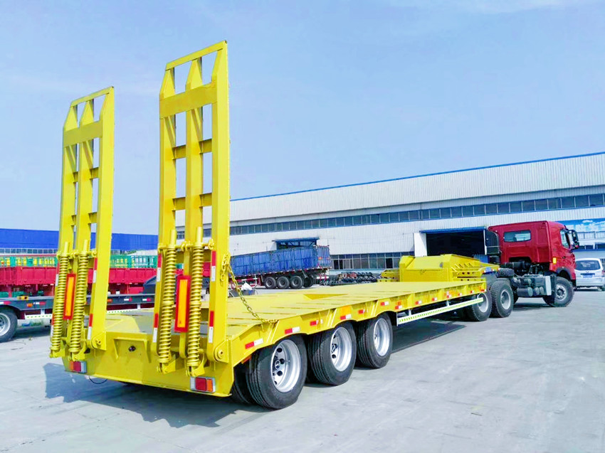 30-150 tons low bed semi trailer