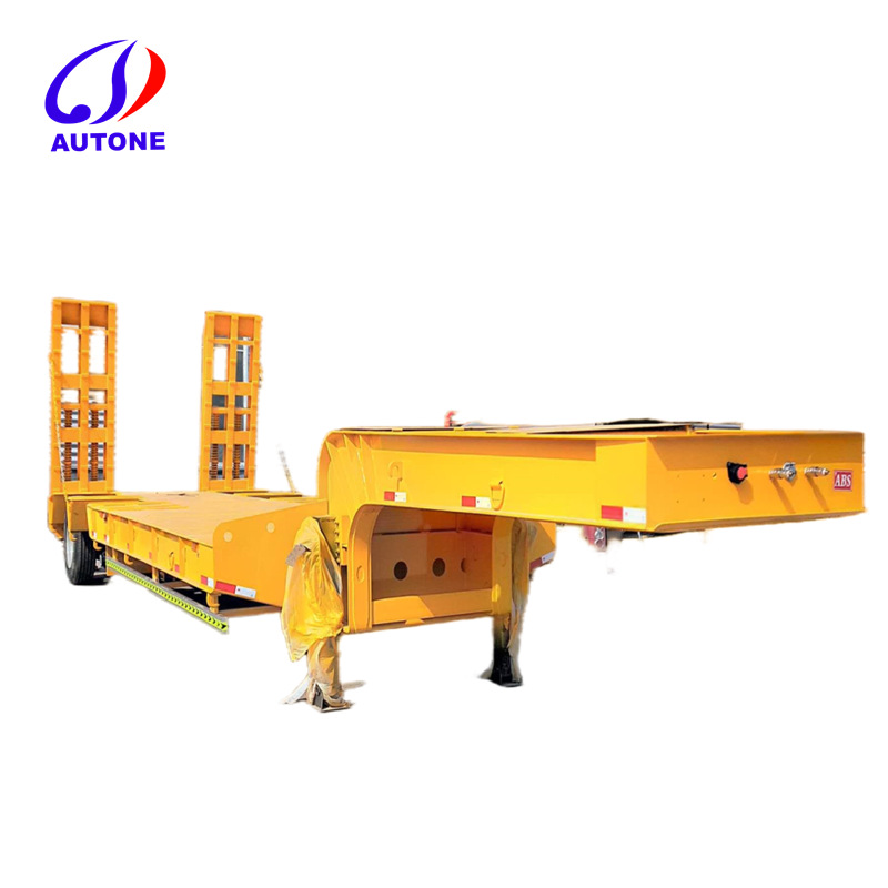 30-150 tons low bed semi trailer