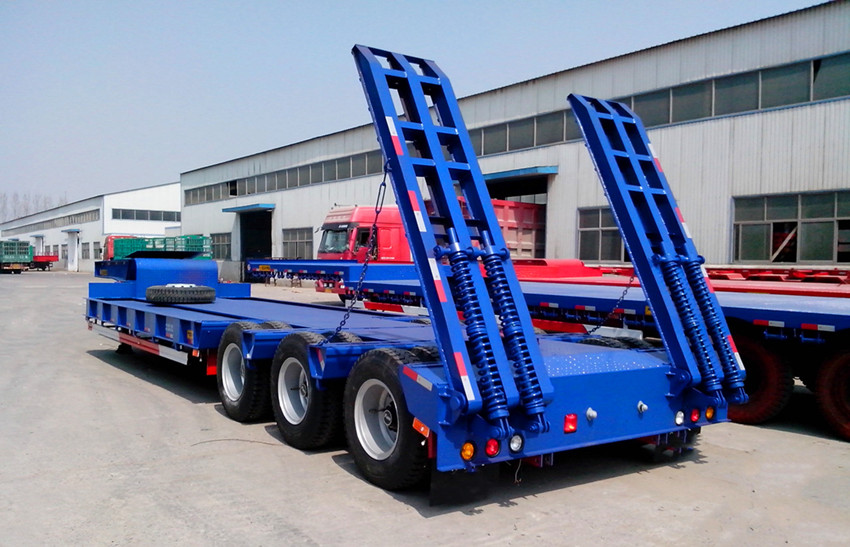 30-150 tons low bed semi trailer