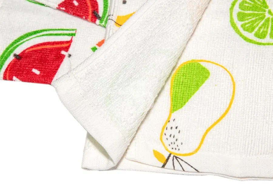 Wholesale 100% Cotton Velour Pigment Printed Tea Towel