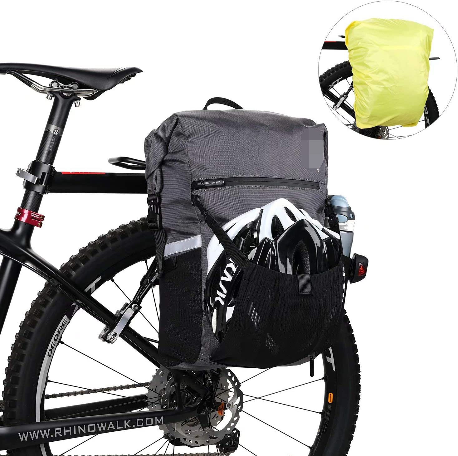 Bicycle Rear Seat Bag Laptop Backpack