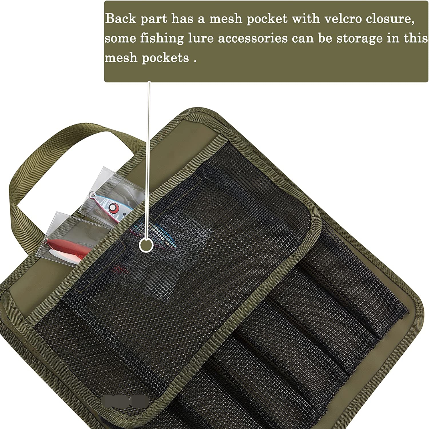 Fishing Tackle Lures Jigs Storage Bag