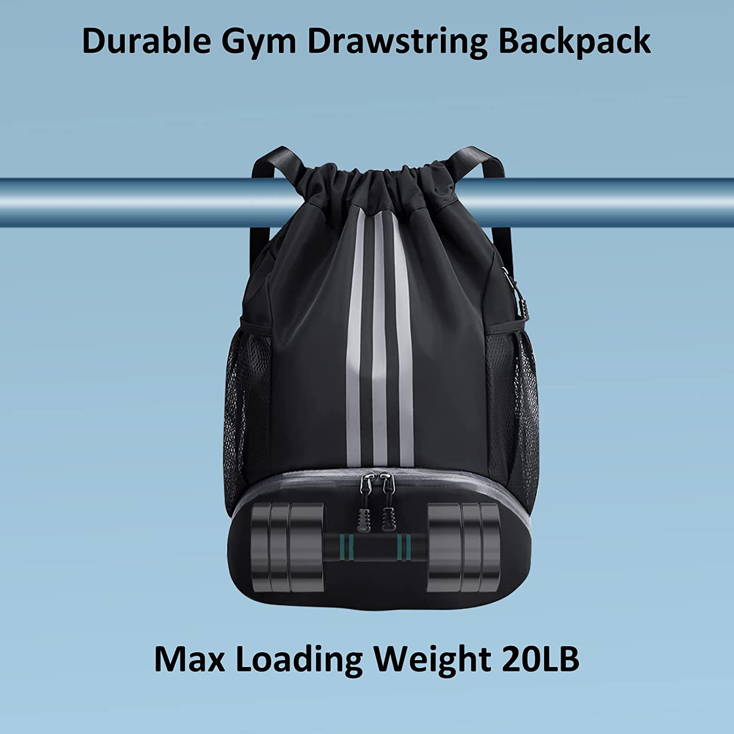 Backpack with Ball Compartment Soccer Ball Bag