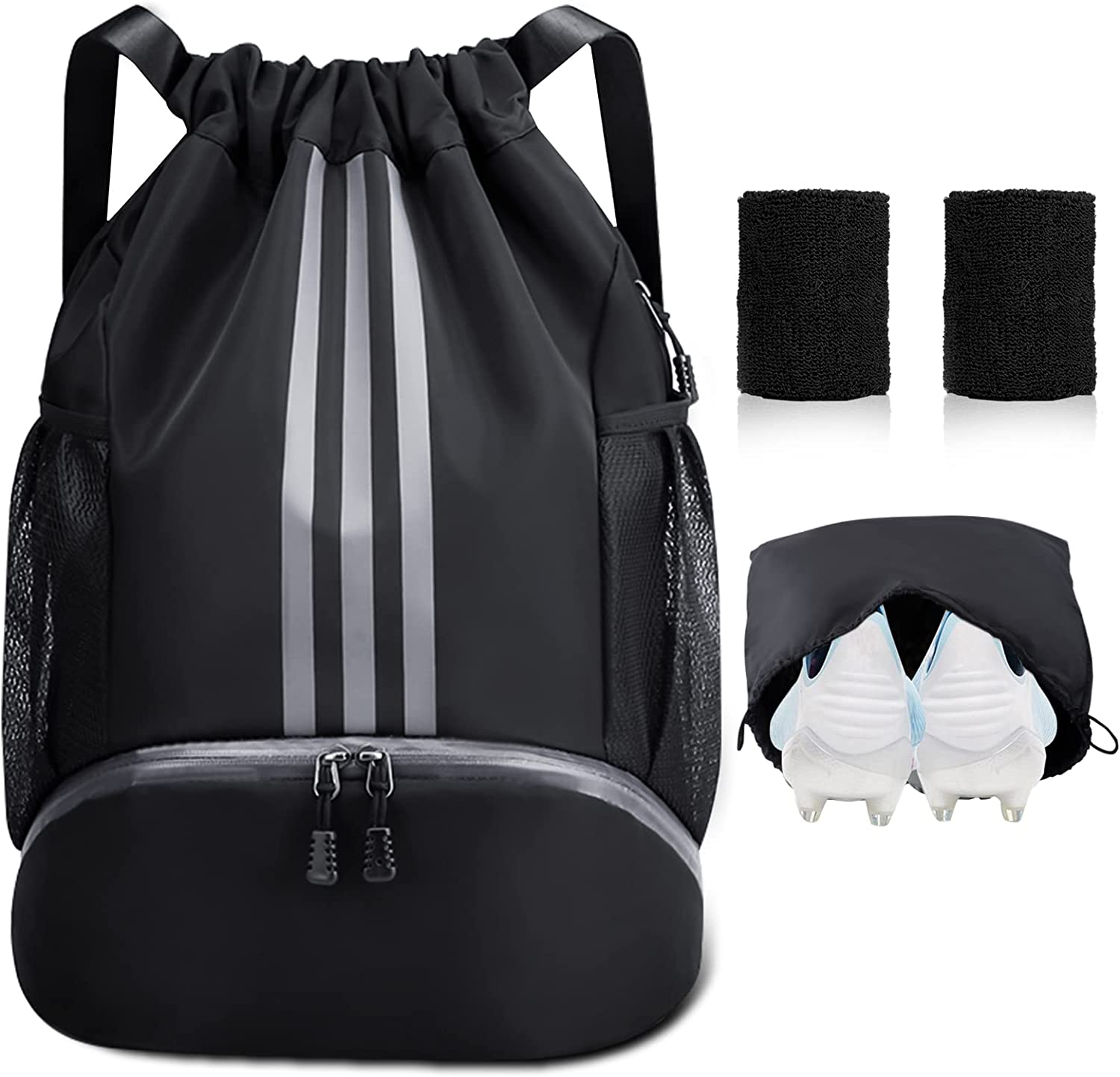 Backpack with Ball Compartment Soccer Ball Bag