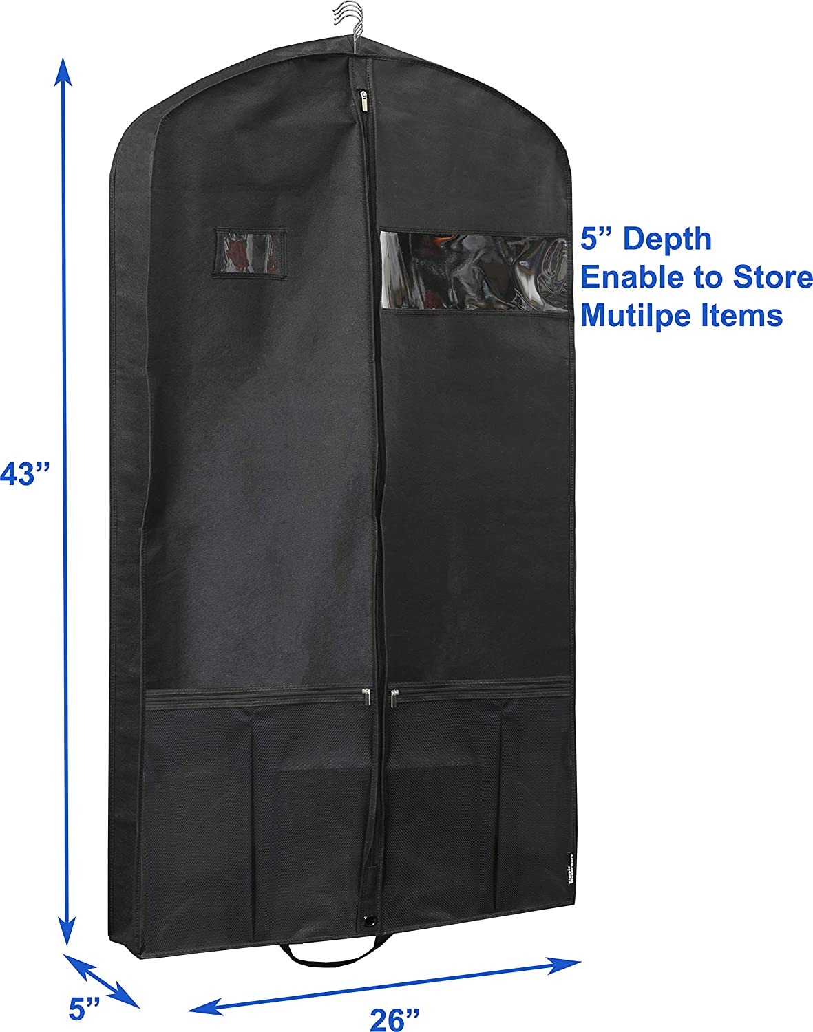 Heavy Duty Garment Bag with Pocket