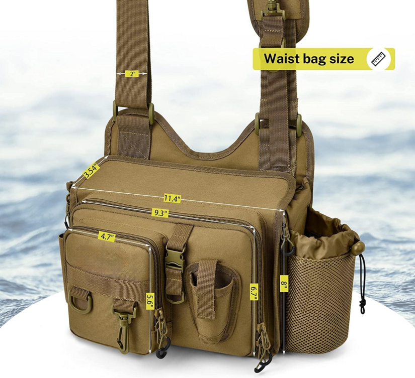 Water-Resistant Fishing Backpack