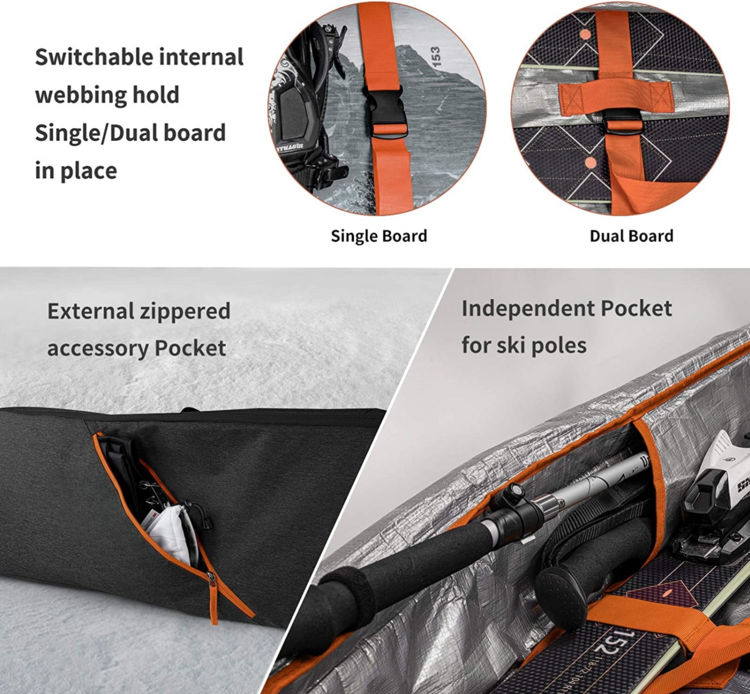 Double Padding Snowboard Bag