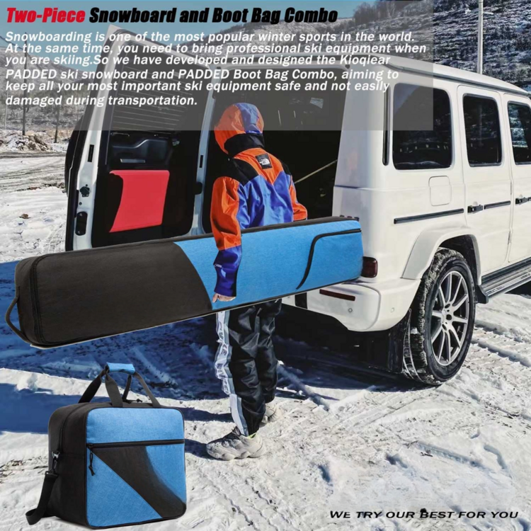 Padded Snowboard and Boot Bag Combo