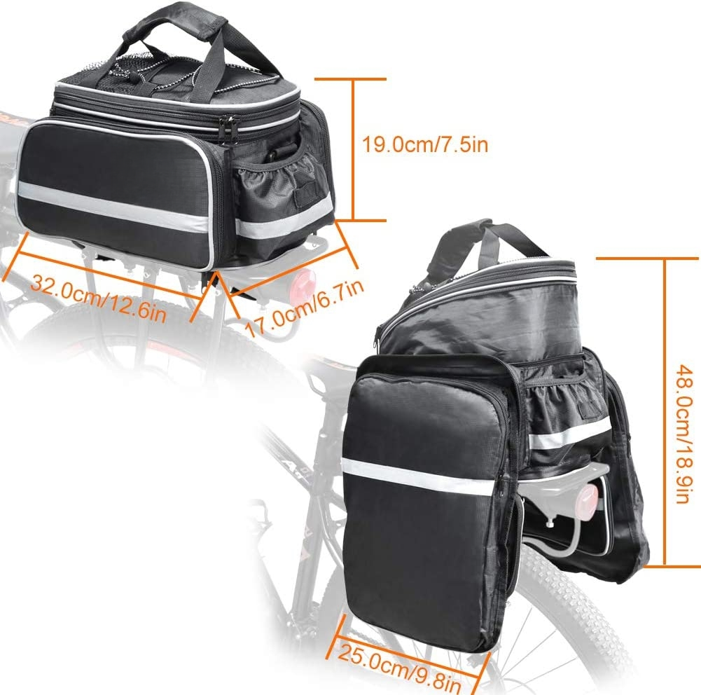 Large Capacity Saddle Bags