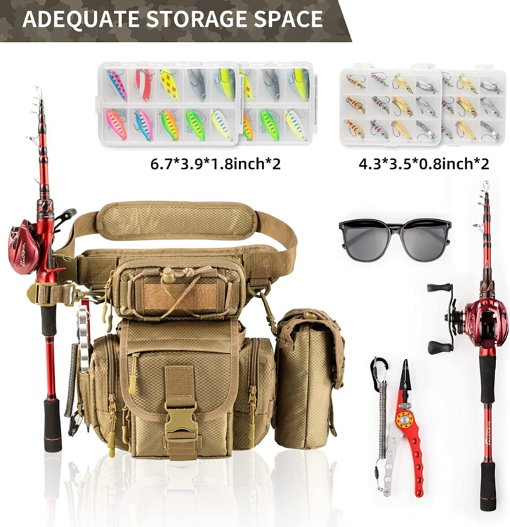 Multifunction Fishing Waist Bag