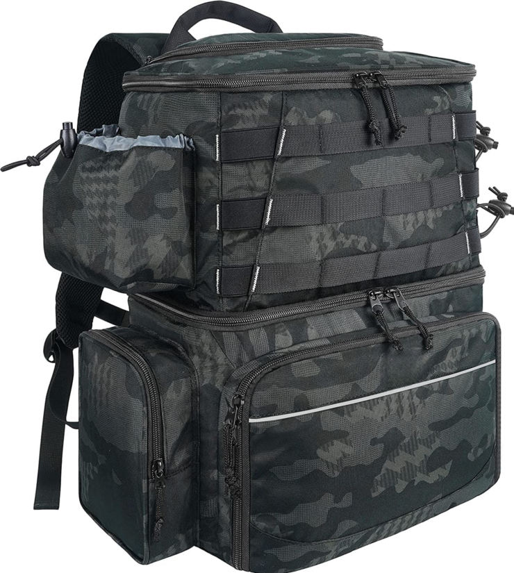 Large Fishing Bag with Rod Holders