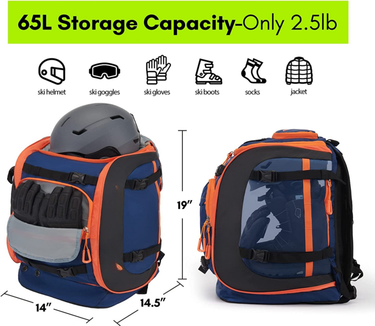 Waterproof Ski Boot Backpack