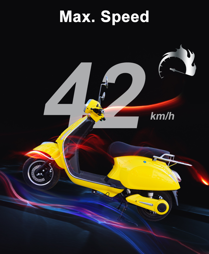 Electric scooter 42Km/h 60V20AH Lead Acid