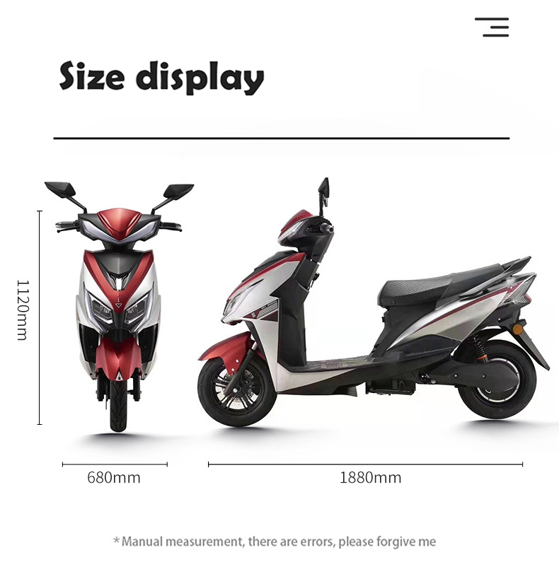 Electric scooter 42 Km/h 800W  60V20Ah