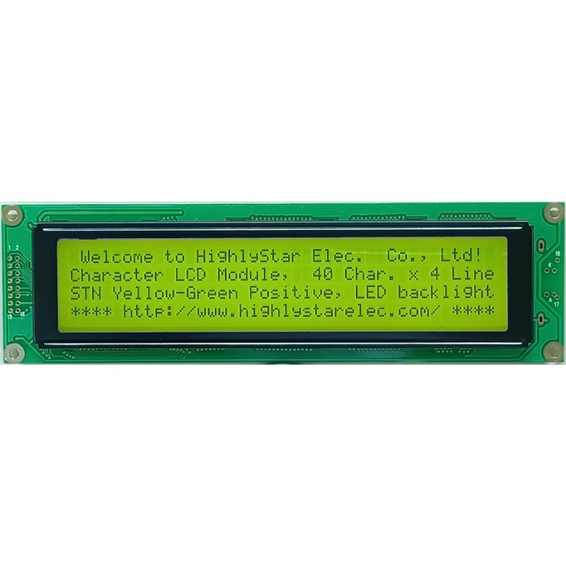 HSC-40045V8 Character LCD Display