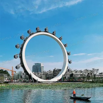 Jiaxing 49m Spokeless/Shaftless Ferris Wheel 20 Gondolas - Xiushui Nianhua