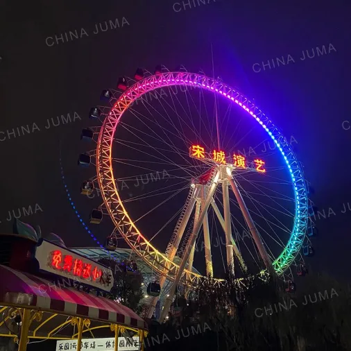 Hangzhou 49m Spoke Ferris Wheel 32 Gondolas
