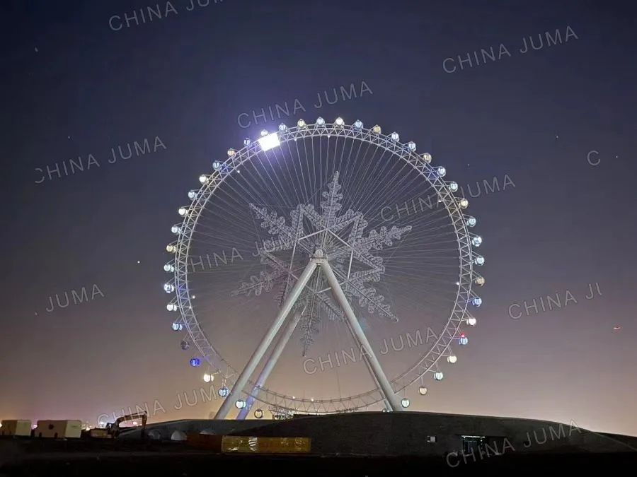 Harbin 120m Snowflake Giant Ferris Wheel 48 Gondolas