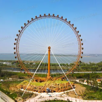 Wuhu 133m Theme Park Giant Ferris Wheel 48 Gondolas - Eye of Wuhu