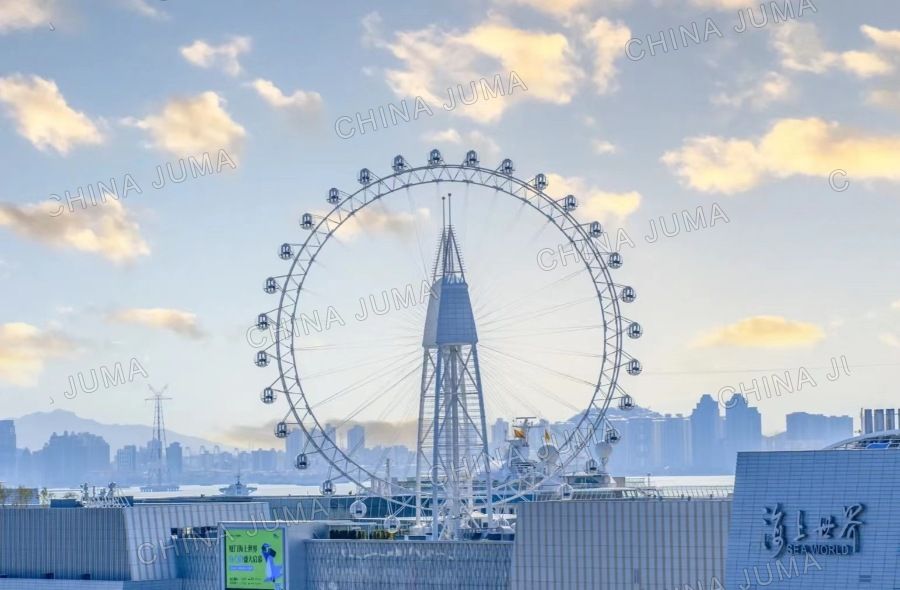 Xiamen 62m Ferris Wheel 32 Gondolas - Tidal Heart