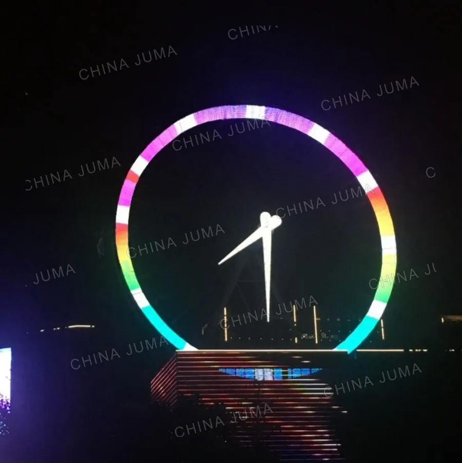 Changsha 56m “Love Clock” Roof Ferris Wheel 30 Gondolas