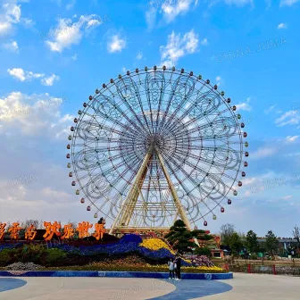 Kunming 108m Giant Ferris Wheel 56 Gondolas - Eye of Dianchi Lake