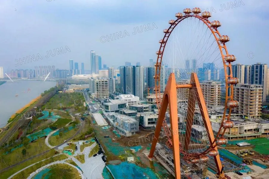 Nanjing 139m Giant Ferris Wheel 28 Capsules
