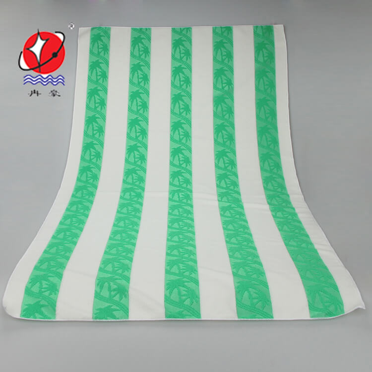 Jacquard Striped Beach Towel