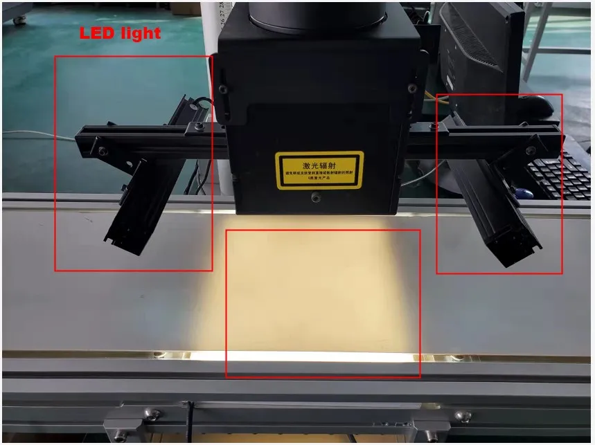 fiber laser marking machine,visual positioning system,fly marking