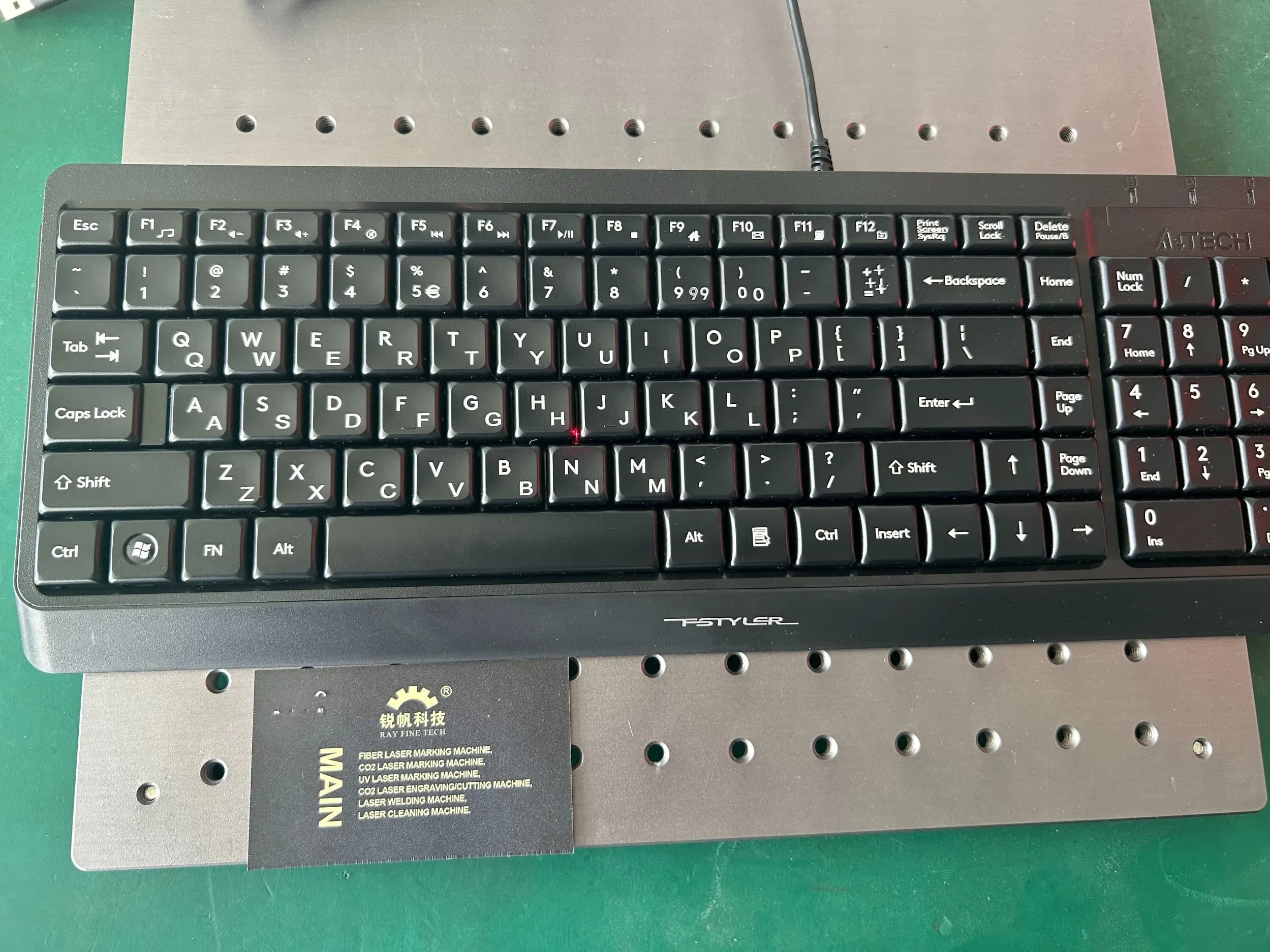 Professional keyboard marking fiber laser marking machine
