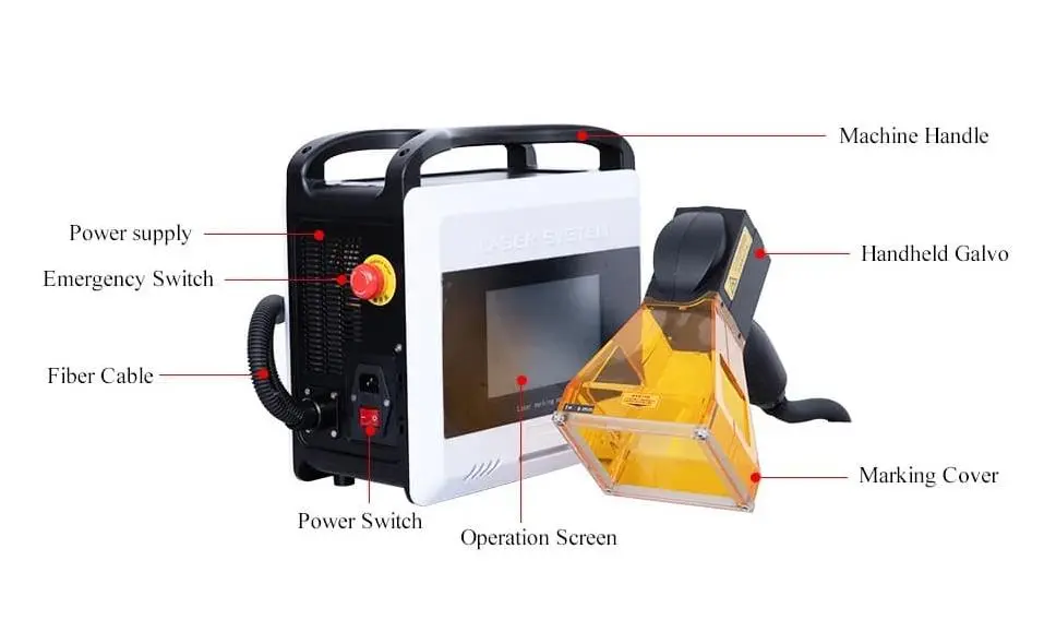 Handheld 820L BIIF Laser Jet Printer