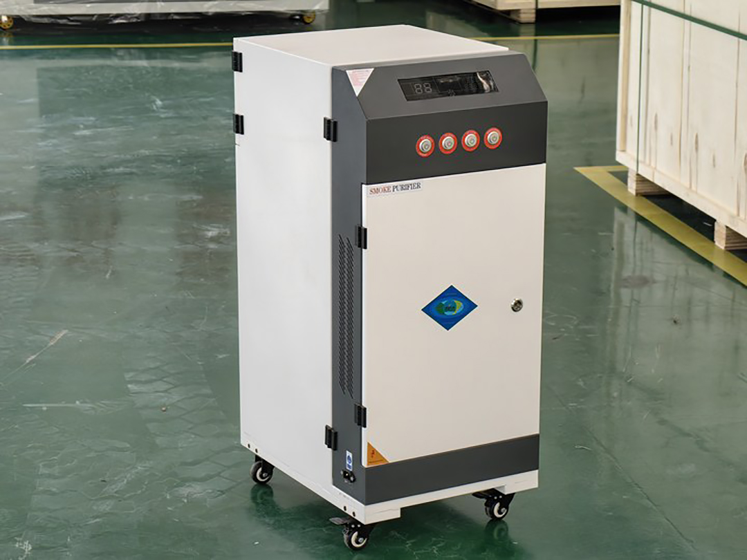 300W enclosed fiber laser marking machine