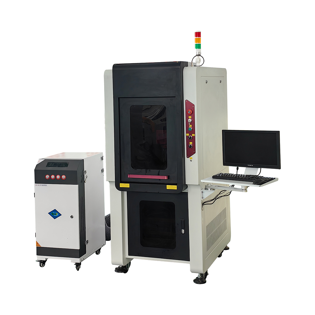 300W enclosed fiber laser marking machine