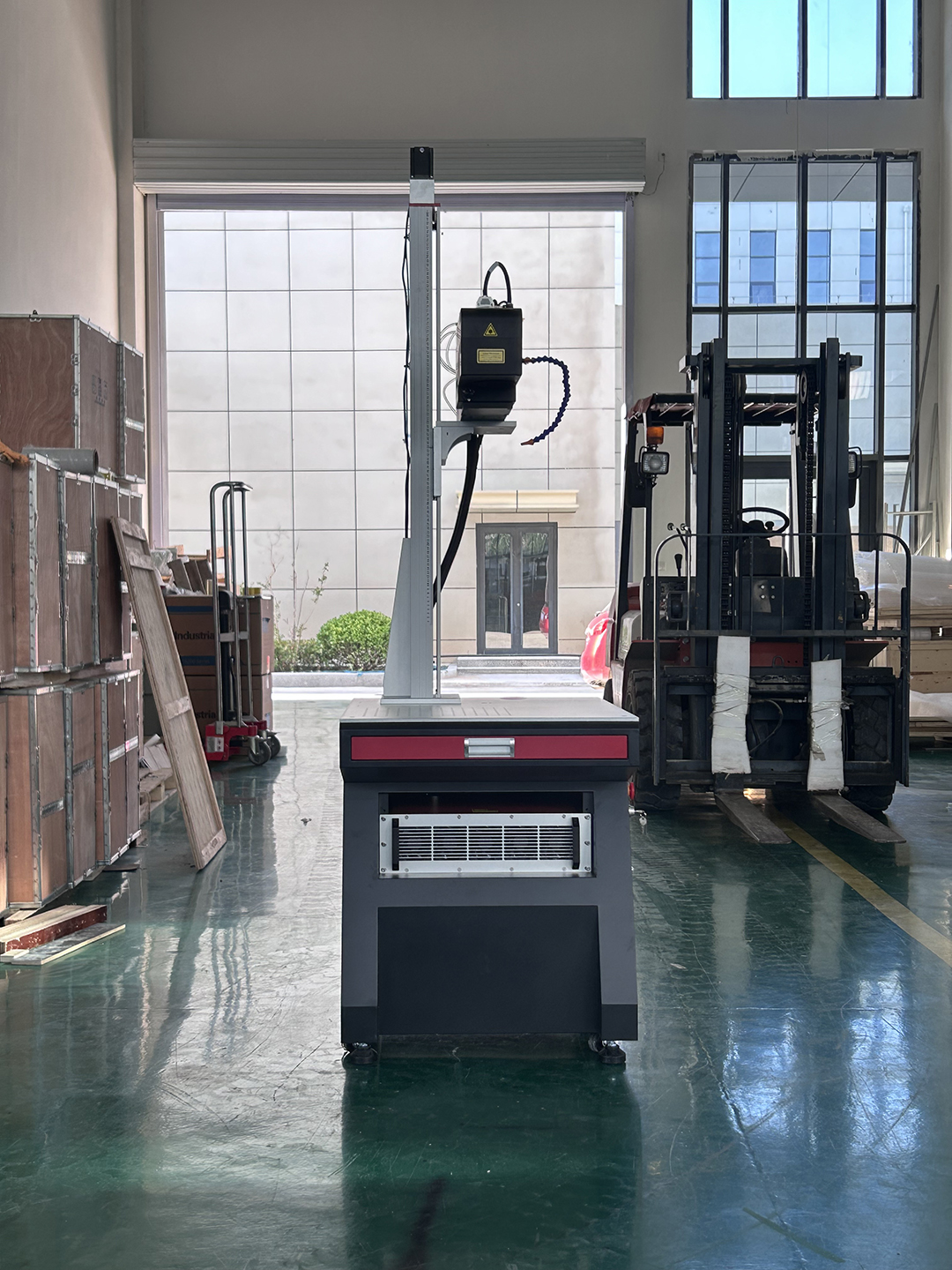 300W 3D fiber laser marking machine