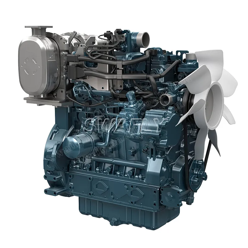 Kubota V3800-CR-TE4 Engine Assembly