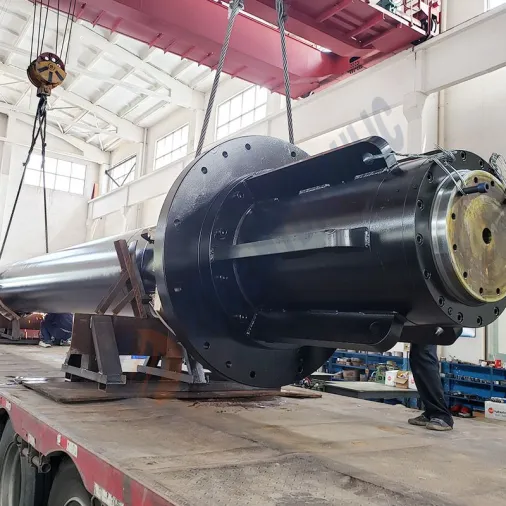 13000mm Stroke Self-guided and Anti-rotation Cylinder in DC Casting