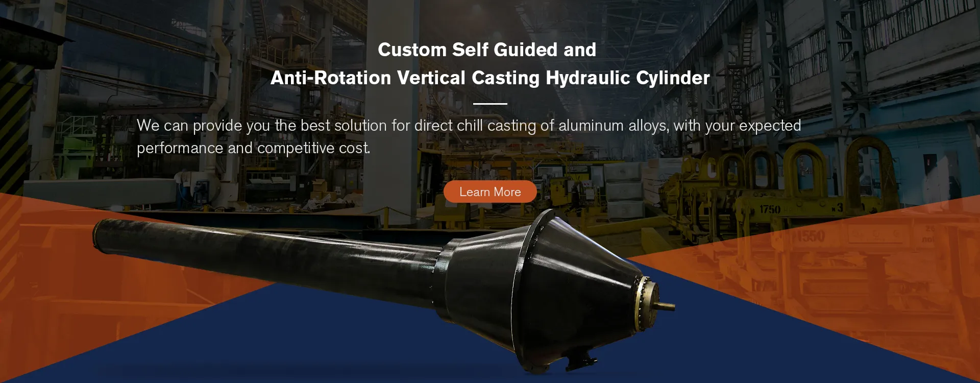 Cylindre hydraulique personnalisé