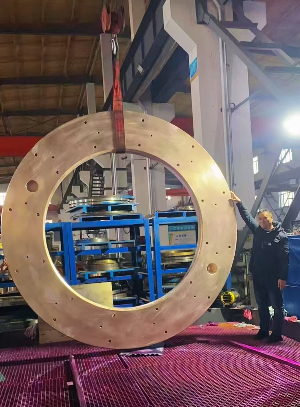 Breakthrough in Casting Challenges: Successful Production of Simmerring Large Forging Machine Hydrostatic Bearing Copper Plate