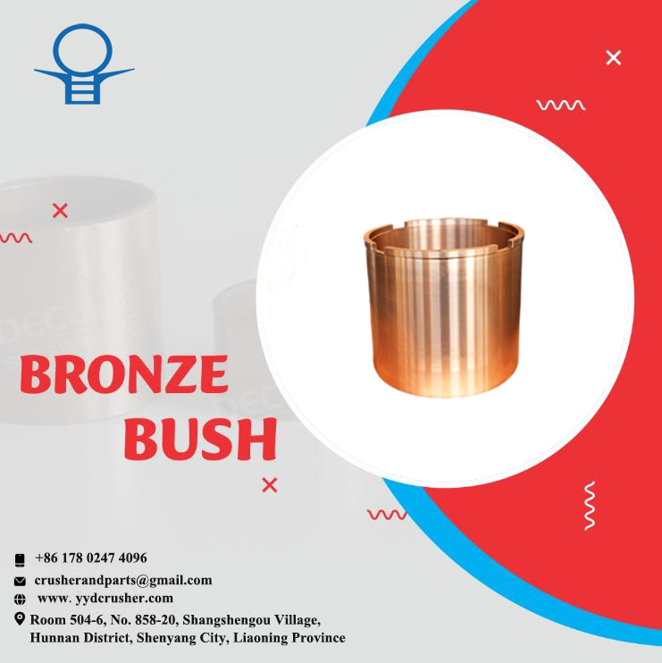 Bronze parts in metal rolling mills