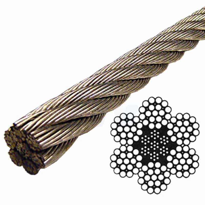 Galvanized Steel Wire Rope 6x7+FC