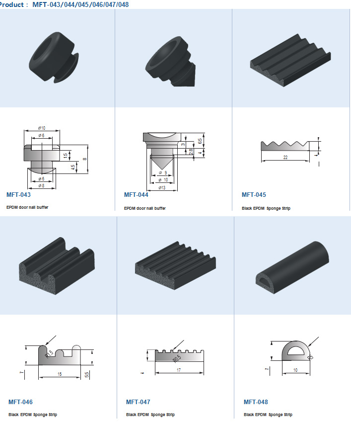 Extruded EPDM Sponge Strip