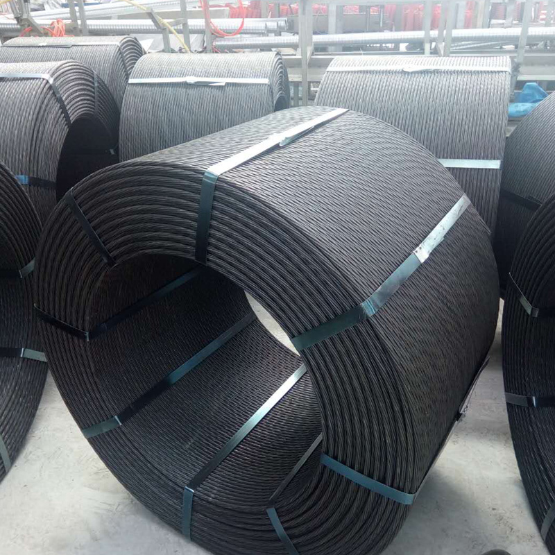 Low relaxation prestressed concrete steel strand