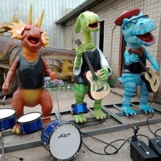 dinosaur band animatronic dinosaurs