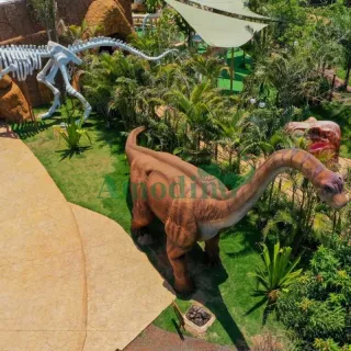 Simulation Brachiosaurus to build a lost world
